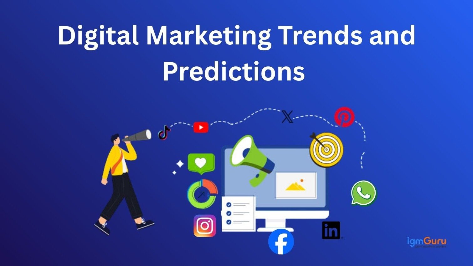 Digital marketing trends in 2026 showing AI, automation, and data-driven strategies