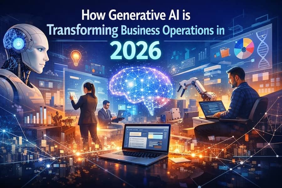 imageArtificial intelligence transforming business operations in 2026