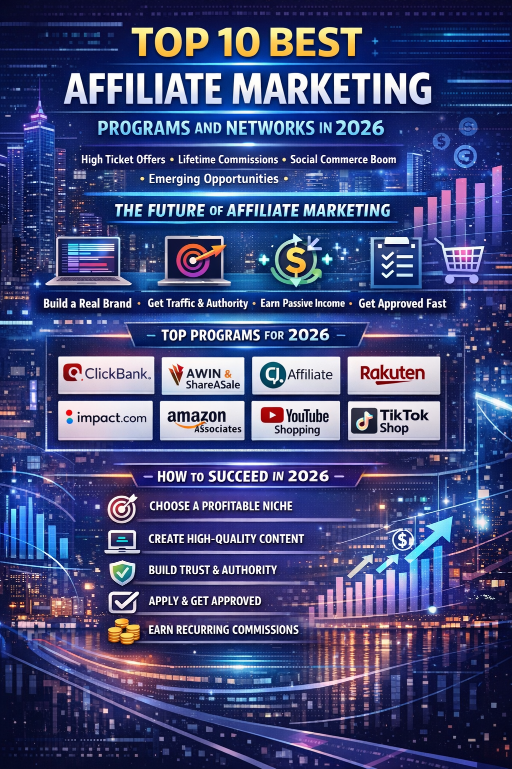 Top Affiliate Marketing Niches 2026 for earning passive income through online business