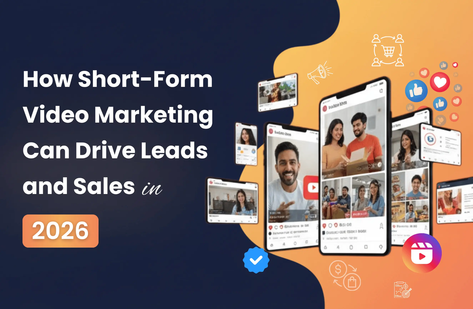Infographic highlighting 15 powerful short-form video marketing strategies to increase brand engagement in 2026.